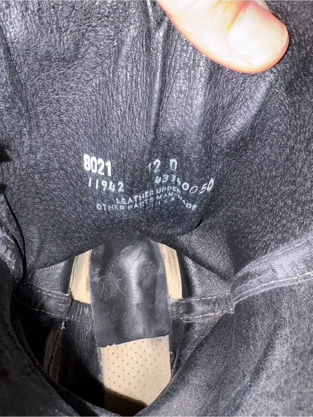 Jack Daniel's Embossed Black Leather harness boots